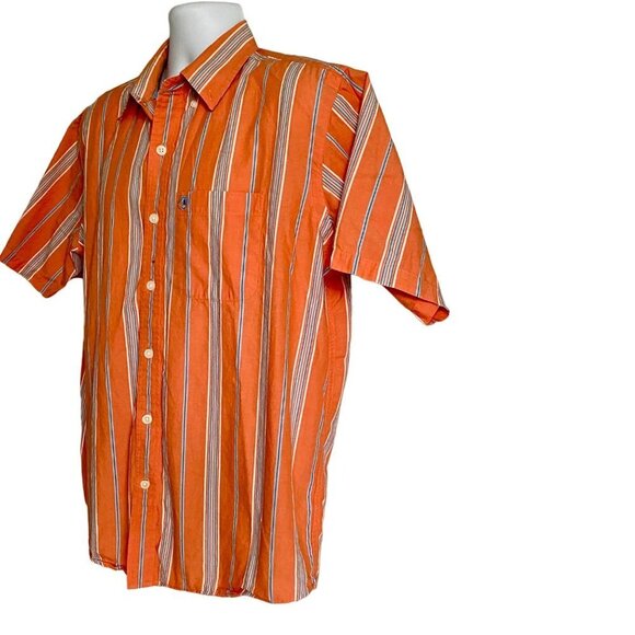 Duck Head Button Down Short Sleeve Cotton Shirt Men's Large - Picture 4 of 8